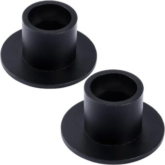 2PCS Black Taper Candle Holders, Matte Iron Candlestick Holders Centerpieces for Home Decoration, Wedding Anniversary, Party, Housewarming Gifts.