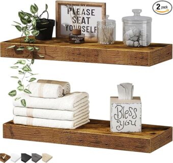 QEEIG Bathroom Floating Shelves for Wall