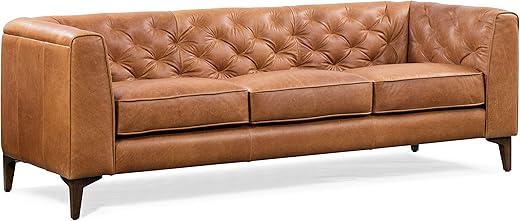 Poly & Bark Essex Leather Sofa: Comfort Meets Style