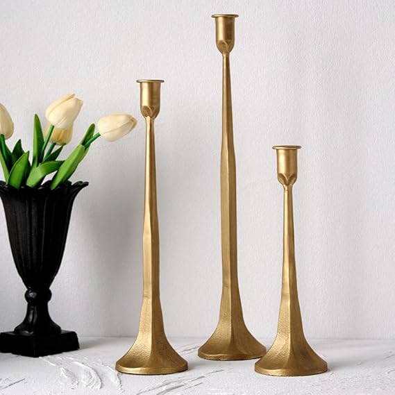 6 Best Brass Floor Candle Holders for Cozy Interiors