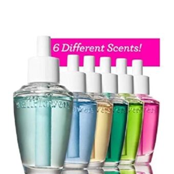 Bath & Body Works 6-Pack Wallflowers Sampler Fragrance Refills, 6 Different Scents, Assorted Colors