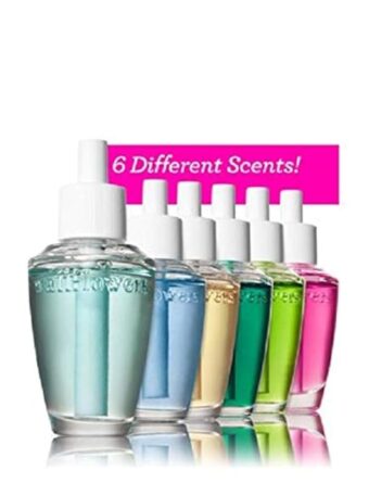 Bath & Body Works 6-Pack Wallflowers Sampler Fragrance Refills, 6 Different Scents, Assorted Colors