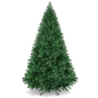 Best Choice Products Artificial Christmas Tree, 6ft Premium Unlit Hinged Design, Dense Branches Realistic Holiday Décor​ w/Easy Assembly, Base