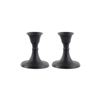 Candlestick Holders Set of 2 Mini Stand Dinning Coffee Table Centerpiece Candle Holders Taper Candlesticks Holders Halloween Decor Home Candle Holder for Christmas Mantel...