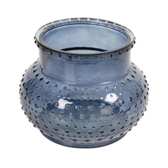 Creative Co-Op Glass Hobnail Candleholder/Vase (Holds 5" Pillar Candle)