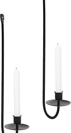 Metal Wall Candle Holders Set of 2: Elegant Touch for Any Room