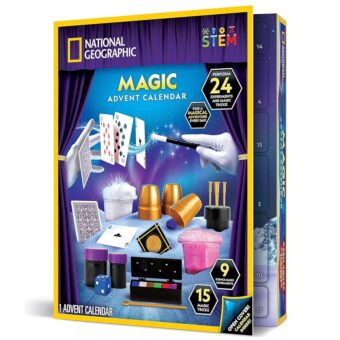 NATIONAL GEOGRAPHIC Magic Advent Calendar 2024 - Kids Advent Calendar with 24 Magic Tricks & Science Experiments, Christmas Countdown Calendar, Christmas Toys, Advent Calendar...