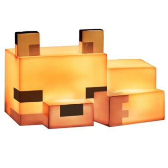 Paladone Minecraft Cute Fox Night Light, Soft Orange Glow, Officially Licensed Minecraft Decor and Desk Lamp for Gaming Room or Kids and Tween Bedroom