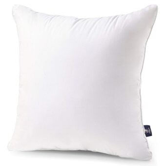 Phantoscope 18x18 Pillow Insert - Throw Pillow Insert with 100% Cotton Cover - 18 Inch Square Form Microfiber Pillow Sham Stuffer - Couch Cushion Pillow, 1 Count (Pack of 1)