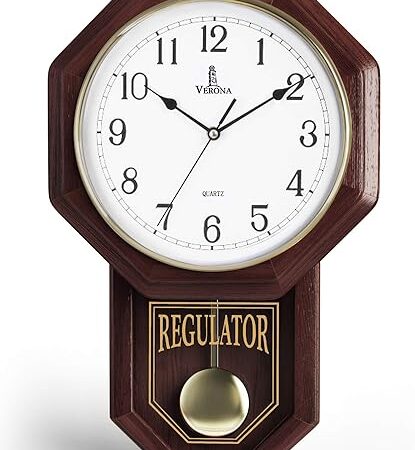 Real Wood Pendulum Clock vs. Standard Pendulum Wall Clock