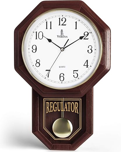 Real Wood Pendulum Clock vs. Standard Pendulum Wall Clock