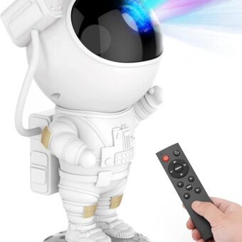 Star Projector Galaxy Night Light - Astronaut Space Projector, Starry Nebula Ceiling LED Lamp with Timer and Remote, Kids Room Decor Aesthetic, for Christmas, Birthdays,...