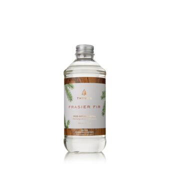 Thymes Frasier Fir Reed Diffuser Oil Refill – Home Fragrance Oil for Diffuser – Holiday Reed Diffuser Refill – Just-Cut Forest Oil Scents for Diffuser – Aromatherapy Diffuser...