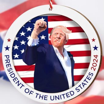 Trump Christmas Ornaments 2024, Funny Donald Trump Christmas Ornament, 47 Presidental Celebration Ornament, Patriotic Xmas Gift, Patriotic Christmas Decorations Ornament (You...