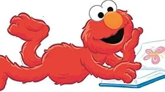 10 Inch Sesame Street Elmo Removable Wall Decal Sticker Art Home Kids Room Decor Decoration - 10 1/2 by 4 inches