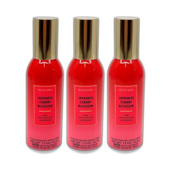 Bath and Body Works 3 Pack Japanese Cherry Blossom Room Spray 1.5 Oz.