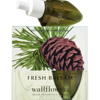 Bath & Body Works Fresh Balsam Wallflower Refill Signature Collection 2 bulbs