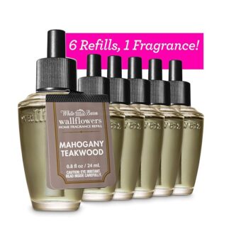 Bath & Body Works MAHOGANY TEAKWOOD 6-Pack Wallflowers Refill