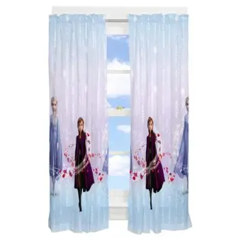 Franco Kids Window Curtain Panels Drapes Set, 82 in x 63 in, Disney Frozen 2