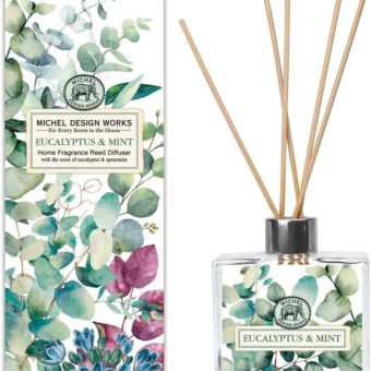 Michel Design Works Home Fragrance Reed Diffuser, Eucalyptus & Mint