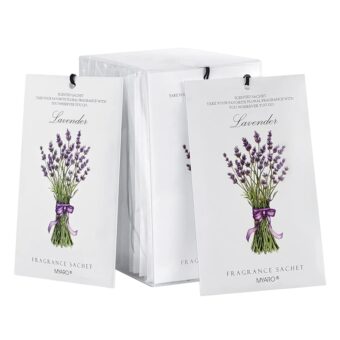 MYARO 12 Packs Lavender Scented Sachets Air Freshener for Drawer and Closet, Long-Lasting Sachets Bags Drawer deodorizers Fresh Scents, Home Fragrance Sachet for Lover