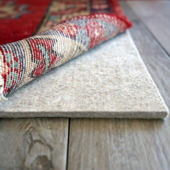 RUGPADUSA - Eco-Plush - 8'x10' - 1/4" Thick - 100% Felt - Premium Cushioned Rug Pad - Available in 3 Thicknesses, Many Custom Sizes