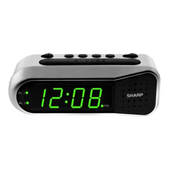 Sharp Digital Alarm Clock - Ascending Alarm Begins Faintly and Grows Increasing Louder, Gentle Wake Up Experience, Dual Alarm - Battery Back-up, Easy to Use with Simple...