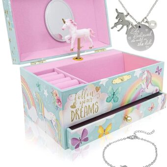 The Memory Building Company Musical Jewelry Box - Birthday Gifts and Toys for Kids