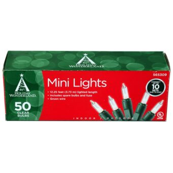 50-Count Clear Christmas Light Set